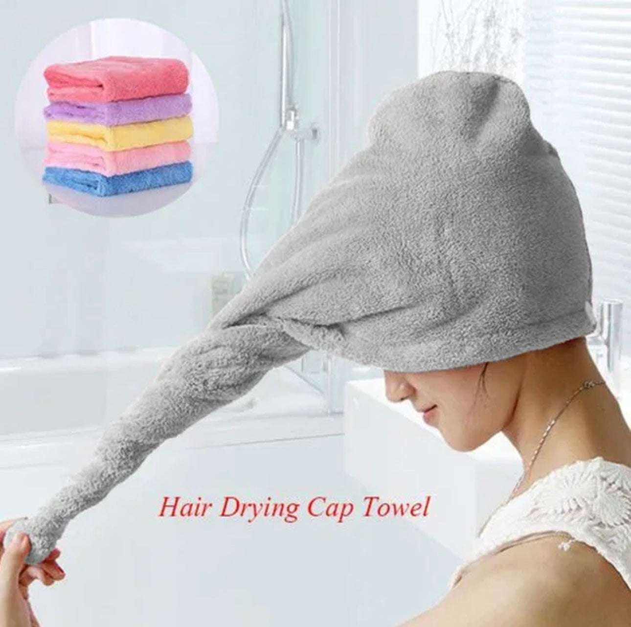 Hair Drying Cap Towel