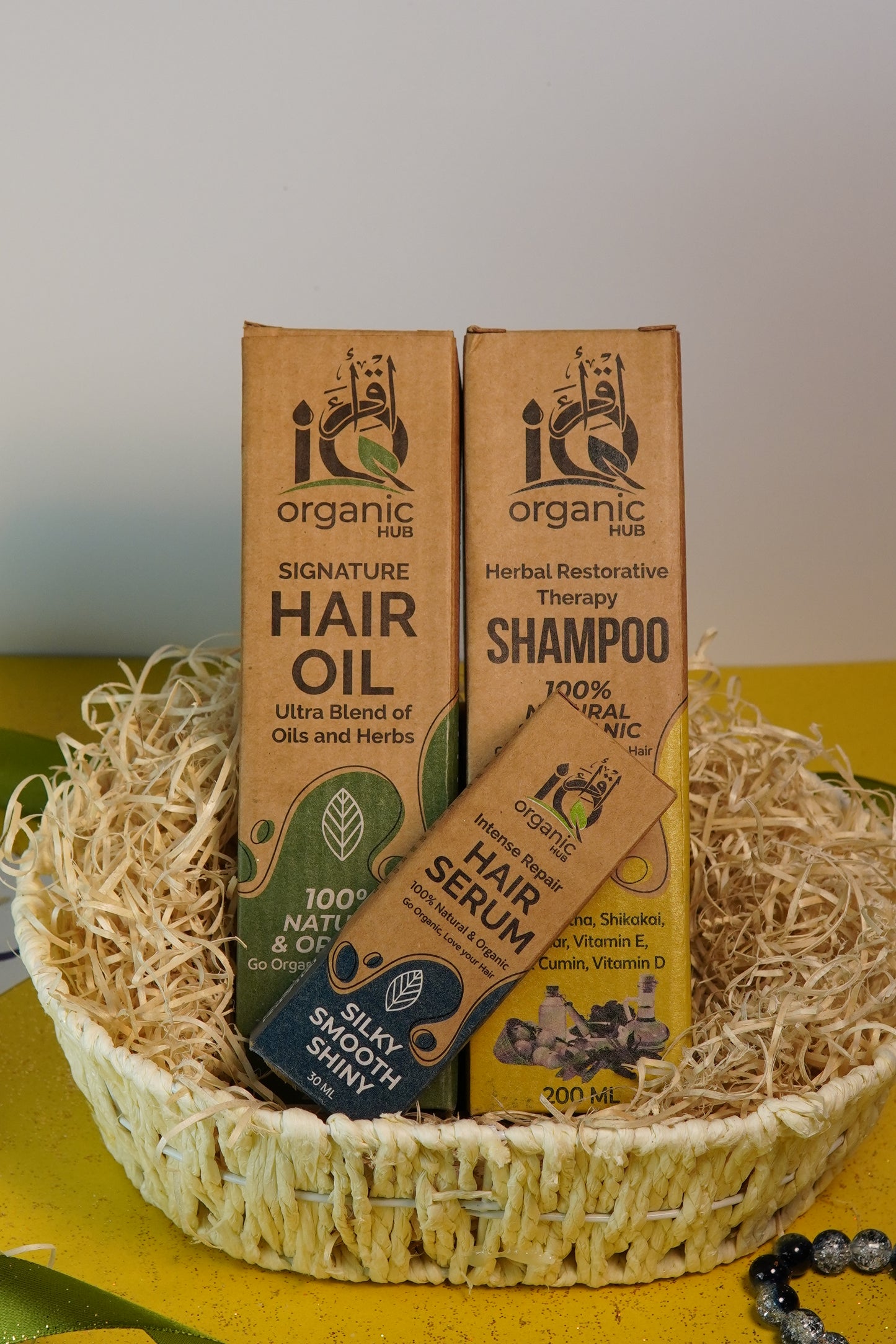 IQ Organic Deal - Hair Serum+Oil+Shampoo