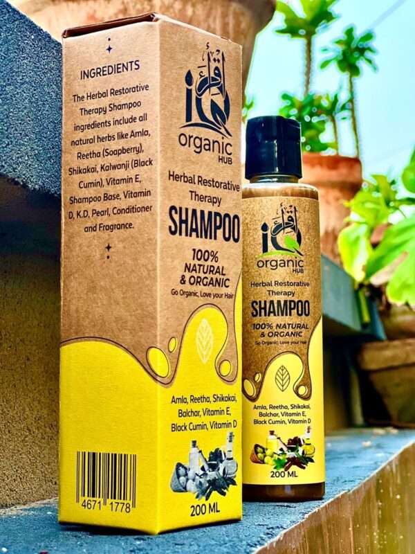 IQ Organic Hub Herbal Restorative Therapy Shampoo