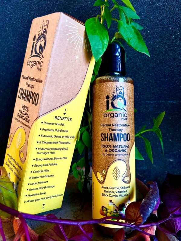 IQ Organic Hub Herbal Restorative Therapy Shampoo