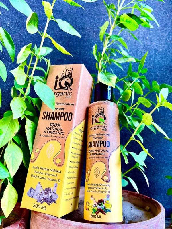 IQ Organic Hub Herbal Restorative Therapy Shampoo