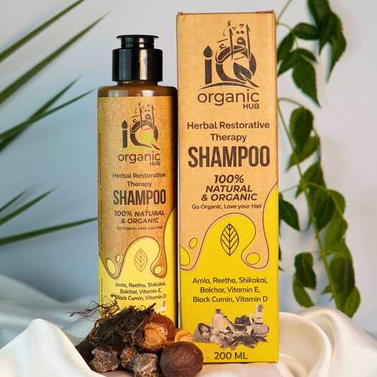 IQ Organic Hub Herbal Restorative Therapy Shampoo