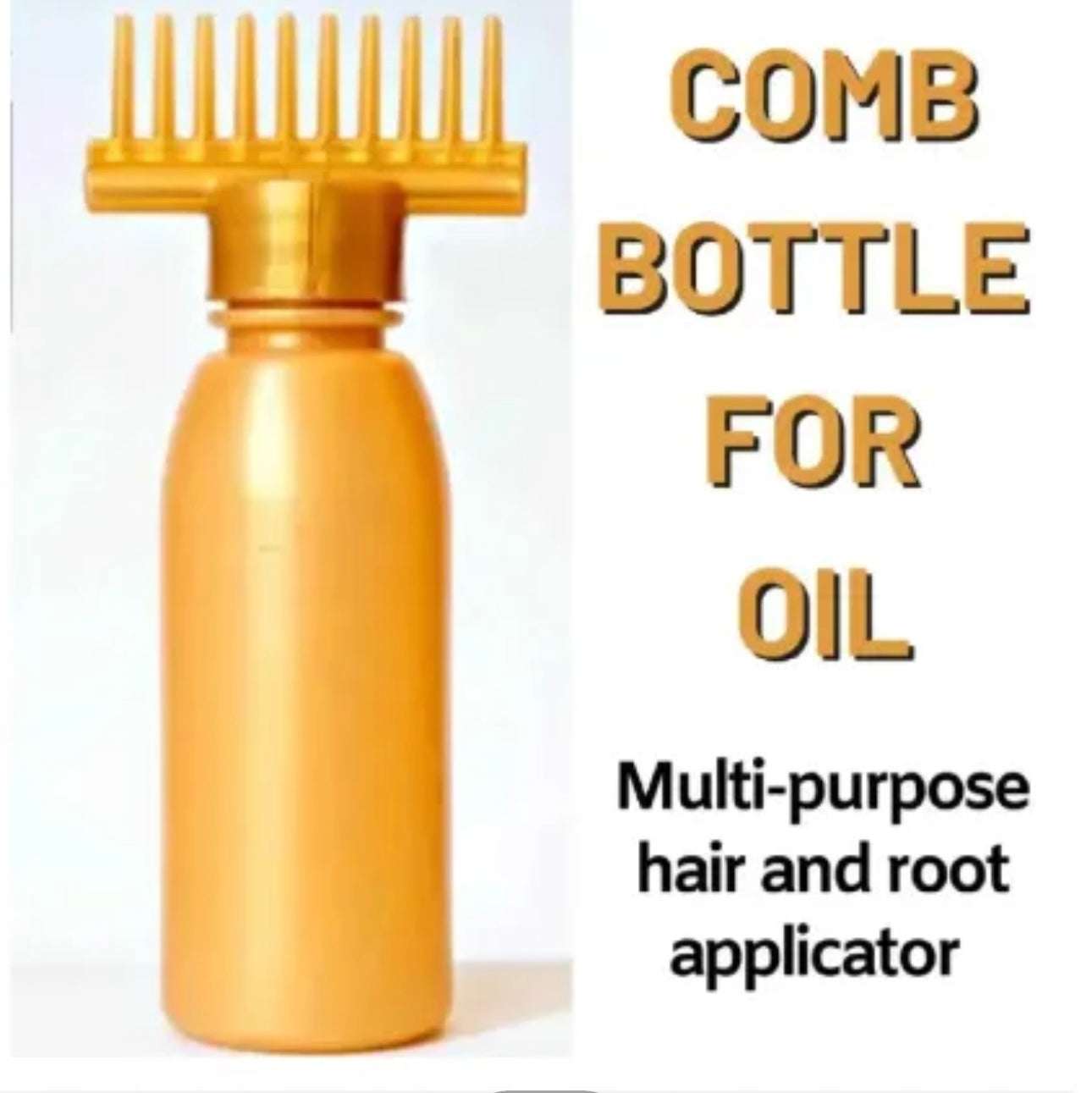 Empty comb bottle