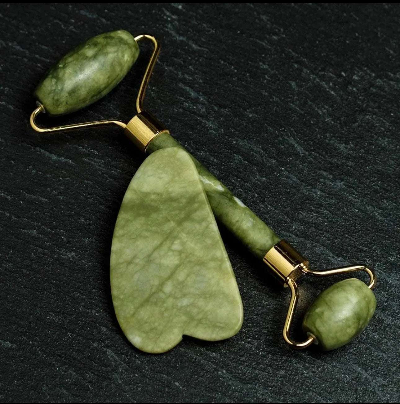 Jade Roller and Gua Sha Set